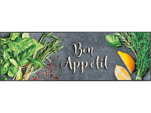 Läufer mit Schriftzug "Bon Appétit"