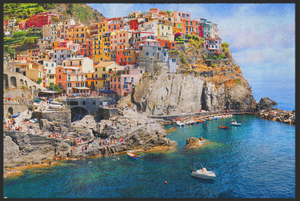 Bild in Slideshow öffnen, Fussmatte Cinque Terre Italien 10332
