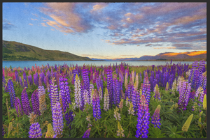 Bild in Slideshow öffnen, Fussmatte Lake Tekapo Neuseeland 10367
