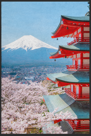 Bild in Slideshow öffnen, Fussmatte Mount Fuji 10383
