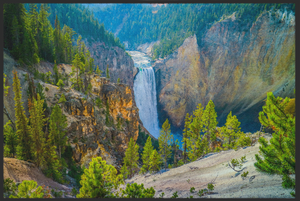 Bild in Slideshow öffnen, Fussmatte Yellowstone Nationalpark 10418

