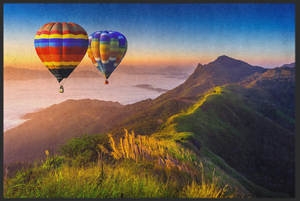 Bild in Slideshow öffnen, Fussmatte Heißluftballon 10566
