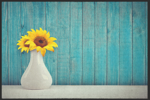 Bild in Slideshow öffnen, Fussmatte Blumenstrauß 10661
