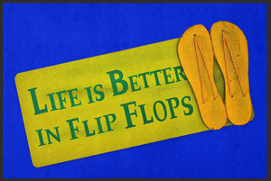 Bild in Slideshow öffnen, Fussmatte Flip Flops 10688
