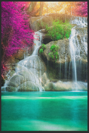 Bild in Slideshow öffnen, Fussmatte Wasserfall 10858
