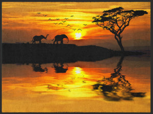 Bild in Slideshow öffnen, Fussmatte Afrika 4902-Matten-Welt
