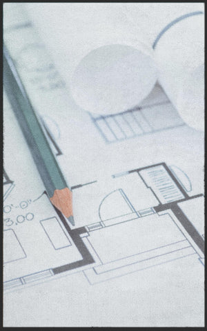 Bild in Slideshow öffnen, Fussmatte Architekt 7180-Matten-Welt

