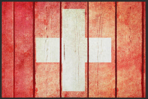 Bild in Slideshow öffnen, Fussmatte Flagge Schweiz 4336-Matten-Welt
