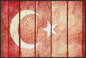 Bild in Slideshow öffnen, Fussmatte Flagge Türkei 4465-Matten-Welt
