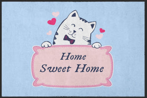 Bild in Slideshow öffnen, Fussmatte Home Sweet Home Katze 4063-Matten-Welt
