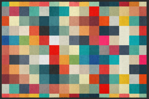 Bild in Slideshow öffnen, Fussmatte Pixel 4711-Matten-Welt
