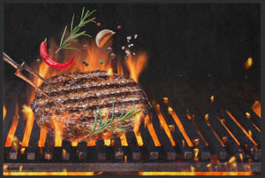 Bild in Slideshow öffnen, Fussmatte Steak 6361-Matten-Welt
