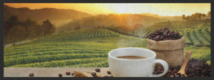 Bild in Slideshow öffnen, Küchenteppich Kaffee 4347-Matten-Welt
