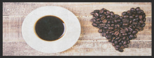 Bild in Slideshow öffnen, Küchenteppich Kaffee 4383-Matten-Welt
