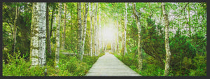 Bild in Slideshow öffnen, Läufer Waldweg 10270-Matten-Welt
